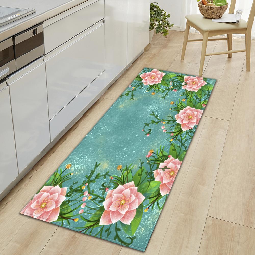 Коврик для входной двери спальни, коврик для гостиной, домашний коридор, ванная комната, балконная дверь, нескользящий ковер