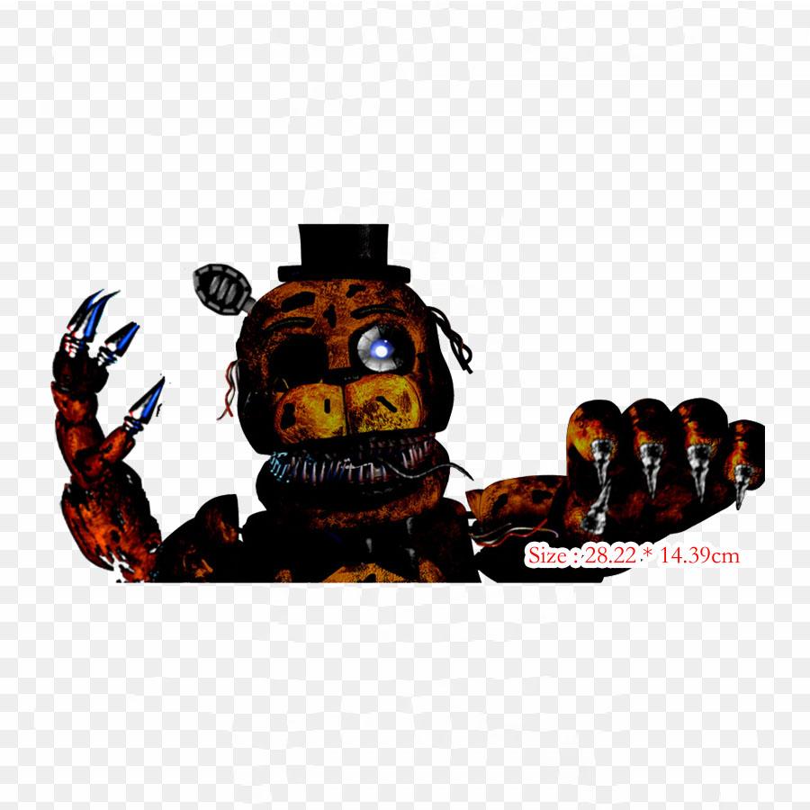 Fnaf Freddy Fan Made Five Nights At Freddy's 4 Fredbear's Family Din Iron-on Transfers For Clothing Tshirt Bag Heat Transfer Stickers Iron On Patches