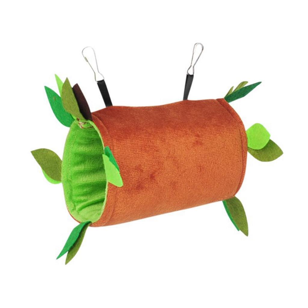 Животные Морская свинка Подвесная теплая двухъярусная кровать-хижина Мягкий попугай Гамак Кровать для хомяка Клетка Веревка Качели для домашних животных