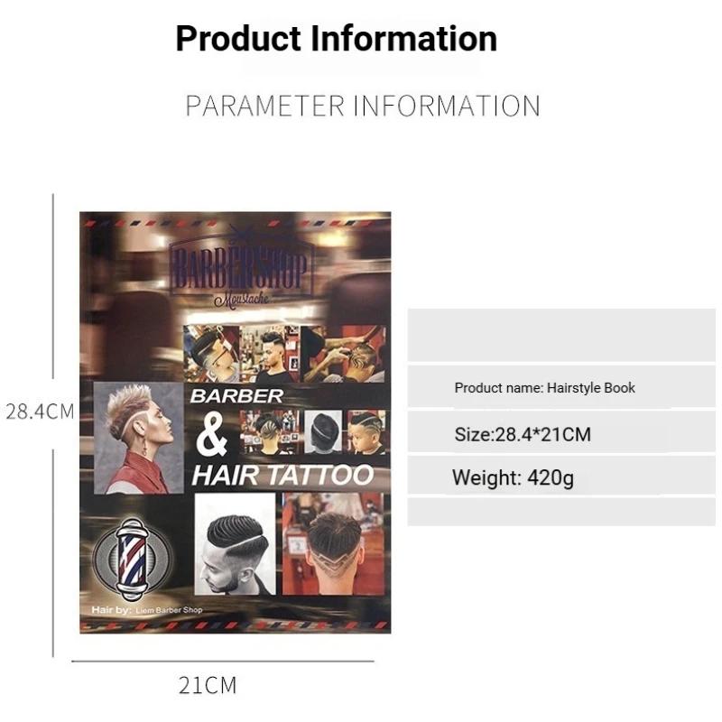 Парикмахерская Журнал мужских причесок Атлас Салон Мода Про Книга парикмахера Стилист Дизайн Иллюстрация Альбом Книга для укладки в парикмахерской