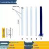 Galvanized Solar Street Light Pole for Rural Roads and Courtyards