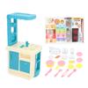 44pcs Kids Kitchen Playset Interactive Enhance Cognition Play Kitchen Toy Set for Girls Boys Role