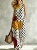 New French retro two-piece set, contrasting color hemming and thin sleeveless vest wide-leg pants set