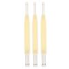 3pcs Transfer Needle Plastic Stainless Steel Easy Installation Portable Pusher Crochet Needle for