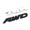 3D Металлические буквы AWD Задний багажник Крыло Значок Наклейка Декали Для Honda CRV HRV Highlander Авто Стайлинг Аксессуары