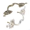 DRELD 85mm Antique Furniture Handle Kitchen Cabinets Door Pull Drawer Wardrobe Cupboard Dresser Handle Pull Knobs Silver/Bronze