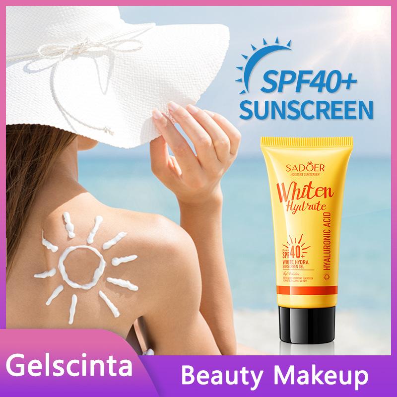 SADOER Water Sense Brightening отшелушивающий солнцезащитный крем против блеска