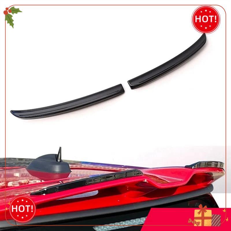 Durable-For MINI F55 F56 Red Car Rear Trunk Roof Spoilers Primer Auto Tail Wing Decoration Exterior Modification Protective Part