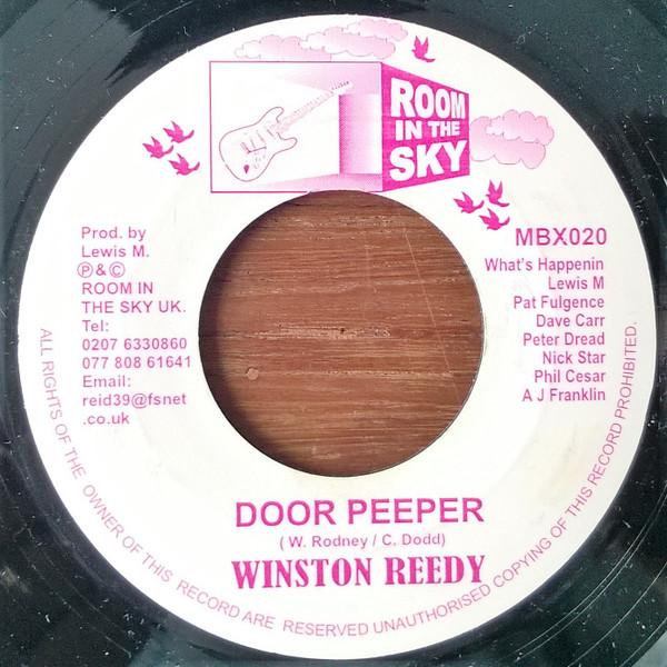 7-дюймовая пластинка WINSTON REEDY Door Peeper MBX020 Room In The Sky 2006 UK Регги Ска Даб Б/у