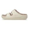 Crocs EVA Classic Теплые флисовые тапочки Унисекс Кипенно-белый