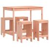 VidaXL 5-piece Garden Bar Set Solid Douglas Wood, Pub Set, Patio Bar Set, Table Set 3157750