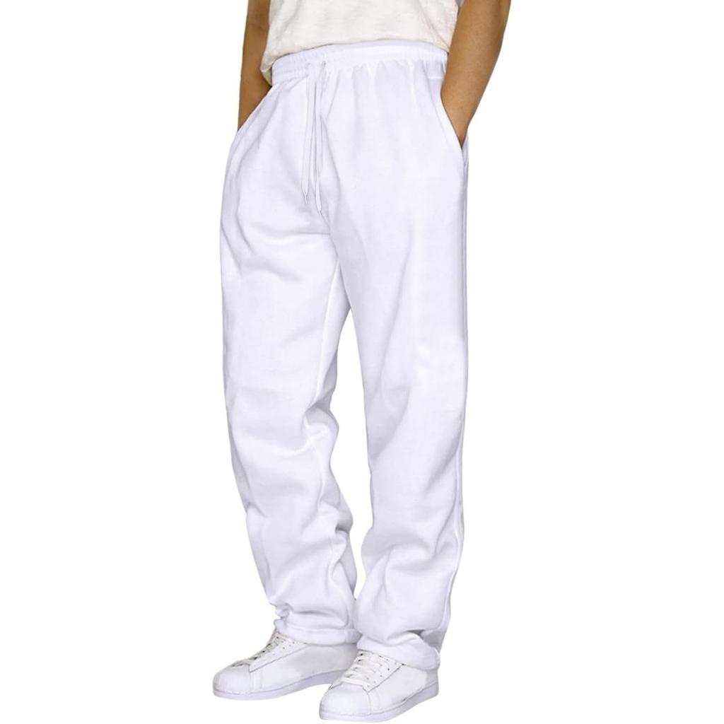 Men's Outdoor Sports Casual Pants Men's Solid Color Loose Sports Pants