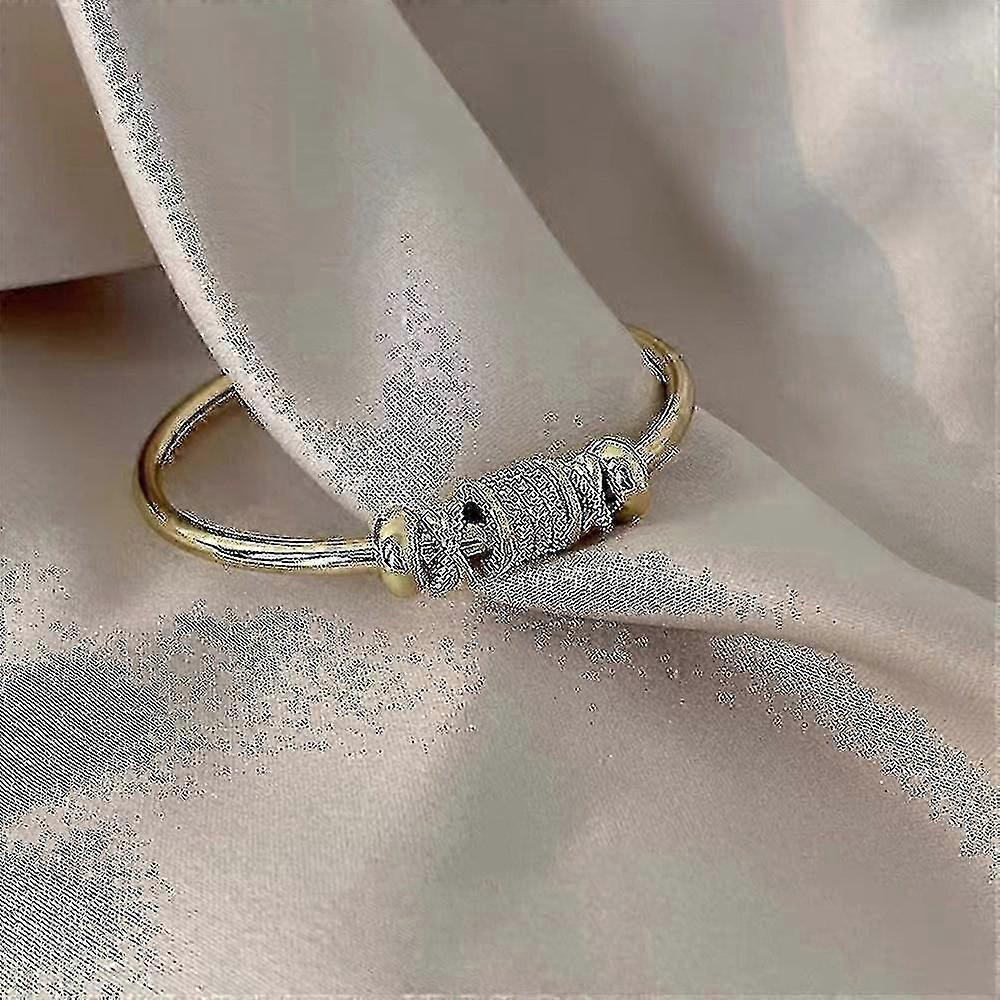 9ct Gold Bangle Ball Open Torque Bangle For Women With Cubic Zirconia Bracelet,zxl