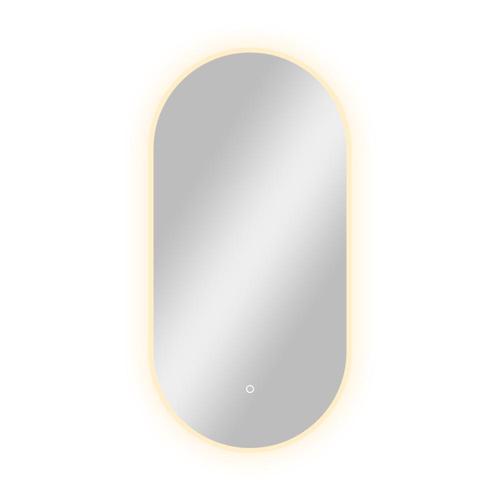 Fiume oval bathroom mirror 60X120 CM LED lighting, heating mat