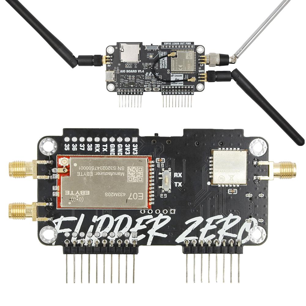 Для Flipper Zero Multiboard 3 в 1Плата расширения WiFi NRF24 + ESP32 Модуль расширения 2.4G Модуль расширения с высоким коэффициентом усиления CC1101