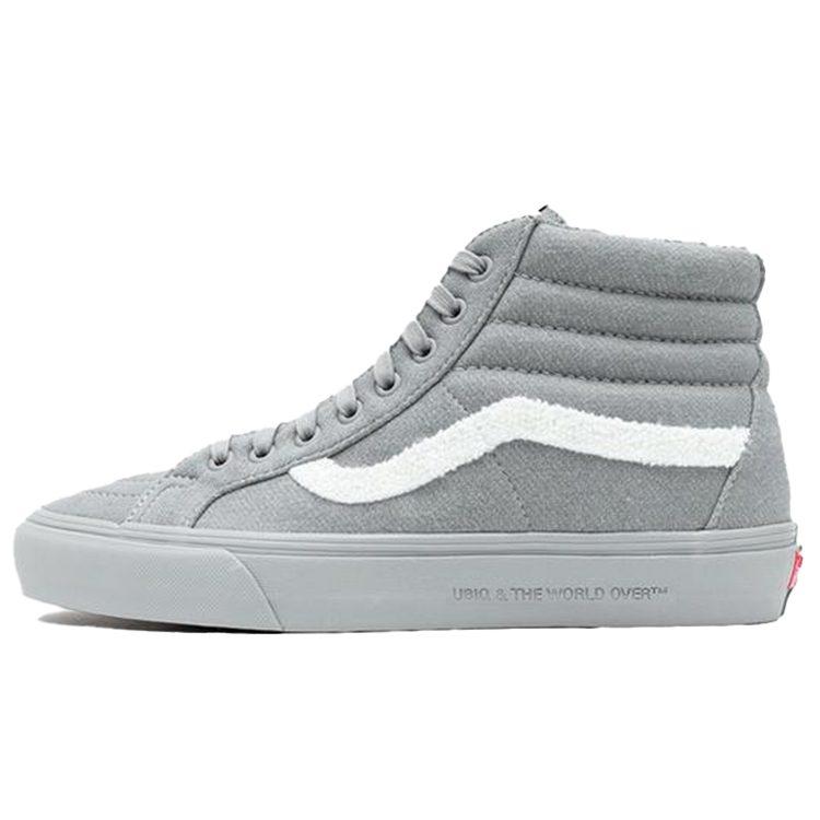 Vans Ubiq X Vans SK8 HI Кроссовер Классические Повседневные Обувь для Скейтбординга Серый VN0A4BVH05C