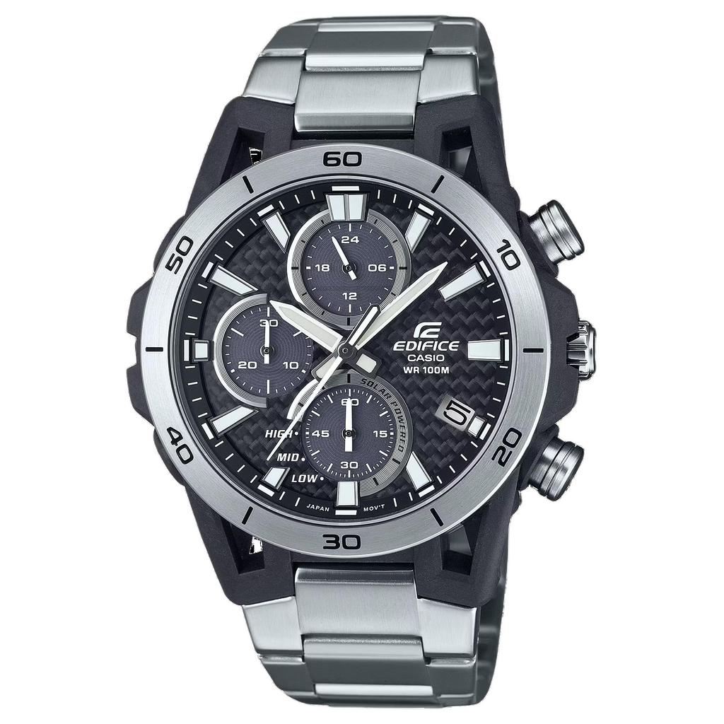 Casio EDIFICE Коллекция Водонепроницаемость 100M Солнечный кварцевый механизм Стальной ремешок Часы EQS960D-1AV