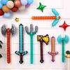 Игрушки в пиксельном стиле Каменные мечи Золотые мечи Детские игрушки Фэнтезийные фигурки Игры Надувные принадлежности Мечи Рождественские подарки