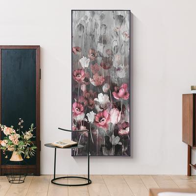 Большая Настенная Художественная Роспись Цветок Мака Картина Маслом Абстрактная Куадрос HD