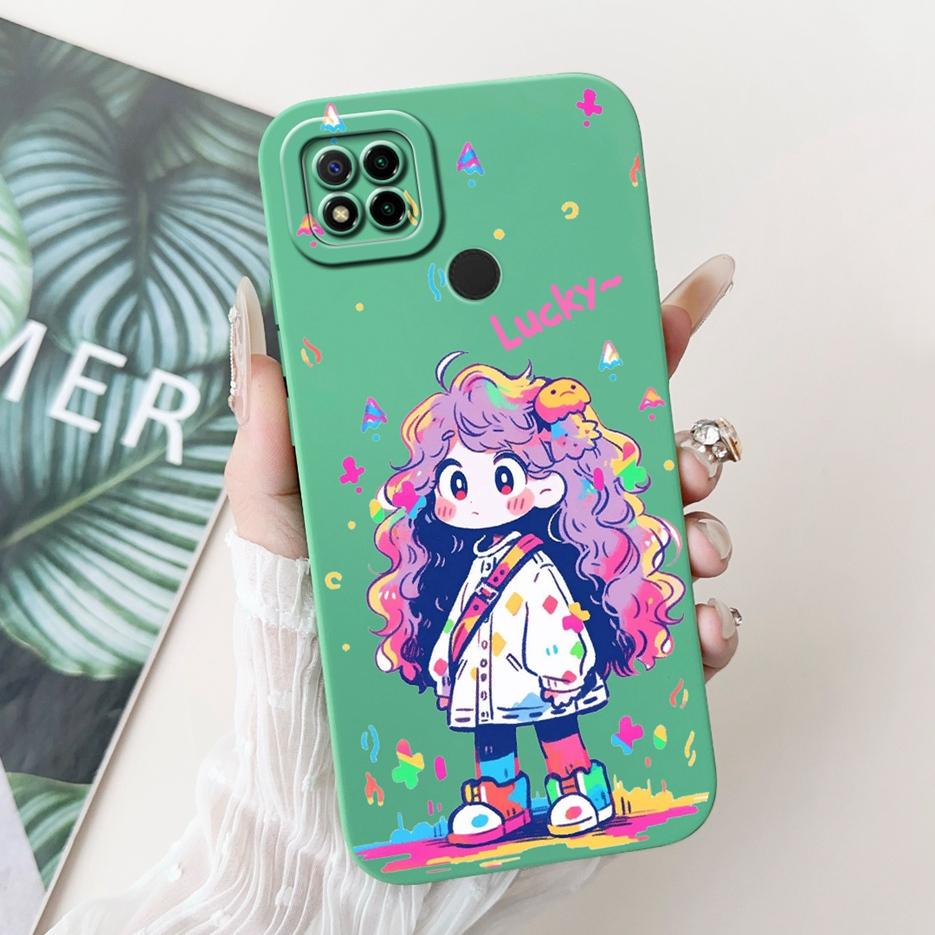 Чехол для Xiaomi Redmi 9C Милый Чехол-Мультяшный Панда Ударопрочный Мягкий ТПУ Чехол для Телефона Для Xiaomi Redmi 9C NFC Redmi9C Задняя Крышка Сумки