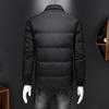 Minglu White Duck Down Men's Jackets Autumn Winter Solid Color Single Breasted Casual Down Male Coats Man Overcoat 4XL