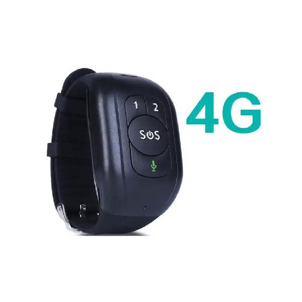 4G GPS-трекер Браслет SOS-вызов Датчик температуры Пульс Контроль артериального давления Часы для пожилых и взрослых