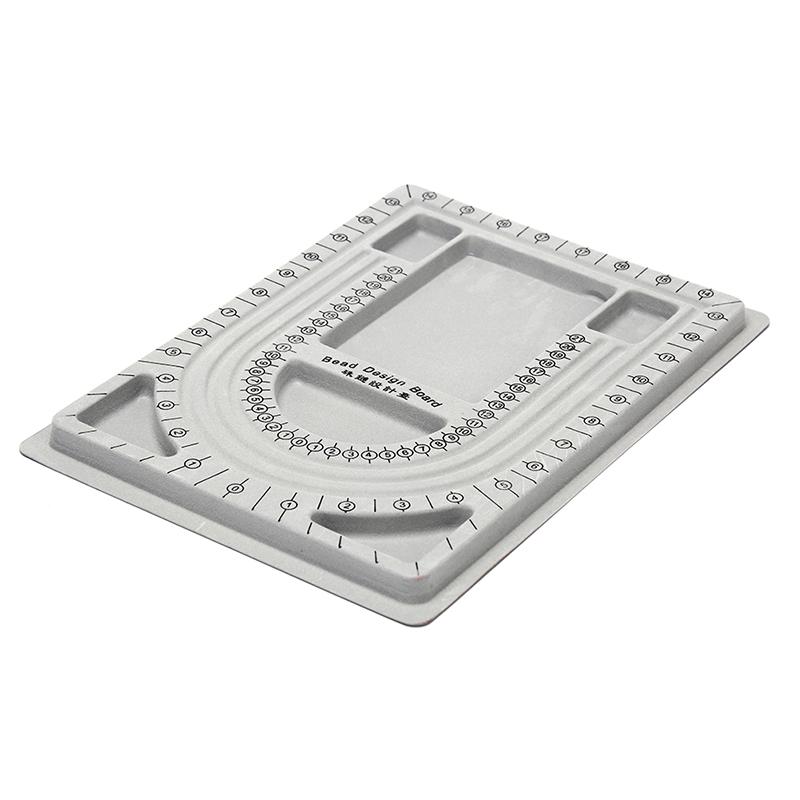 Браслет из флокированной доски из бисера, ожерелье, ожерелье, поднос для изготовления ювелирных изделий, инструмент «сделай сам»