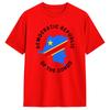 Congo Flag T Shirts for Unisex Pure Cotton Novelty TShirts Crew Neck Tee Shirt Short Sleeve Tops Summer