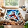 Dragon Ball Warrior Spirit Non-Slip Home Carpet Design for Office Decor Living Room Bedroom Gift