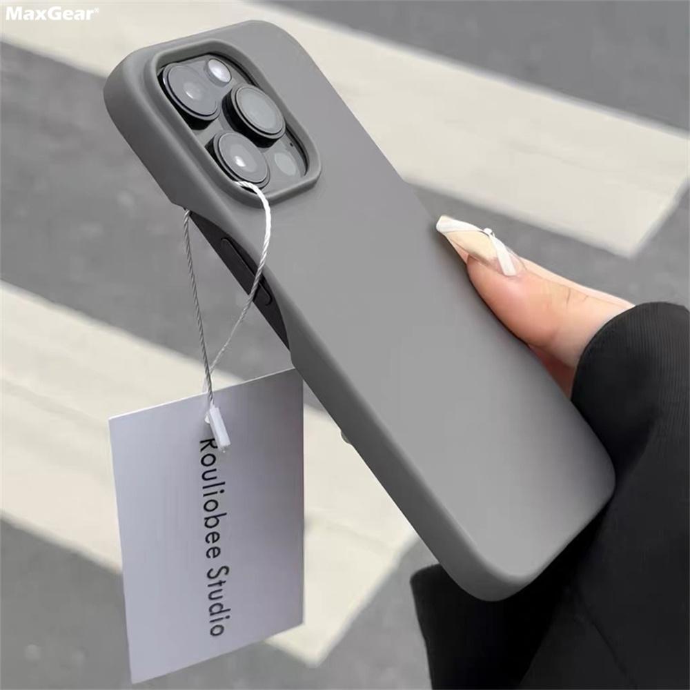 Ultra Thin Silicone Matte TPU Case for iPhone 17 Air 16 15 14 Plus 13 12 11 Pro Max Luxury Fluoresnt Shockproof Bright Cover