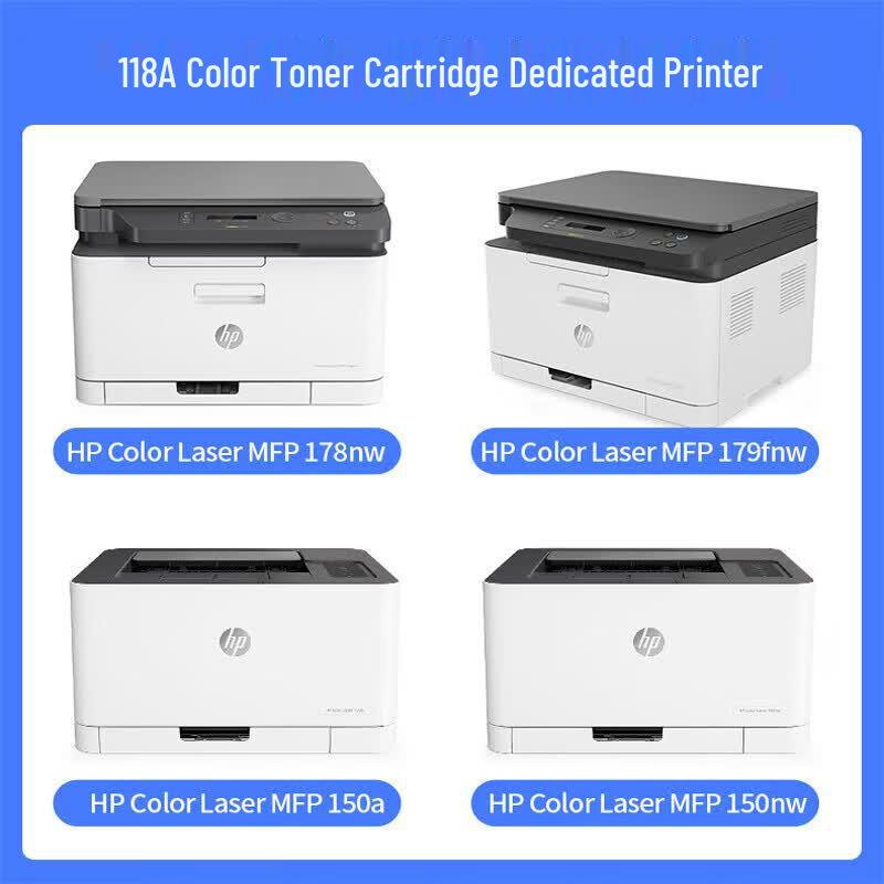 Generic 118A Toner Cartridge Black & Color Set for HP Printers