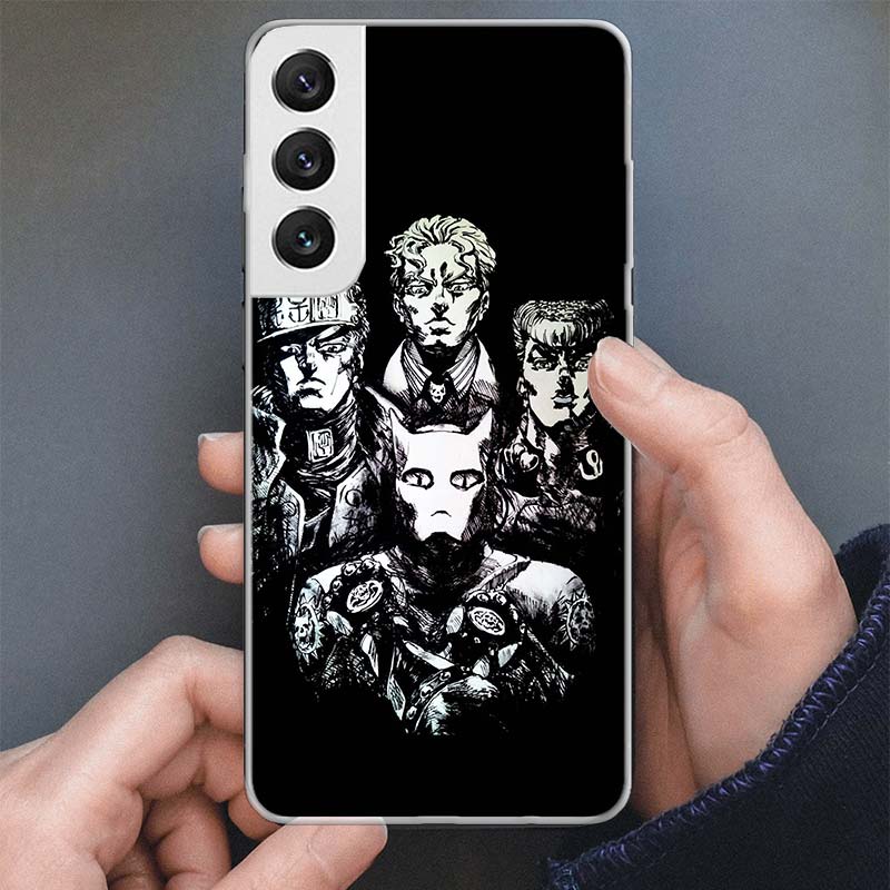 Чехол для телефона JoJo Кира Йошикаге Killer Queen для Samsung Galaxy S25 S24 S23 Ultra S22 Plus S21 S20 FE S10 + S25 Edge Мягкий чехол S