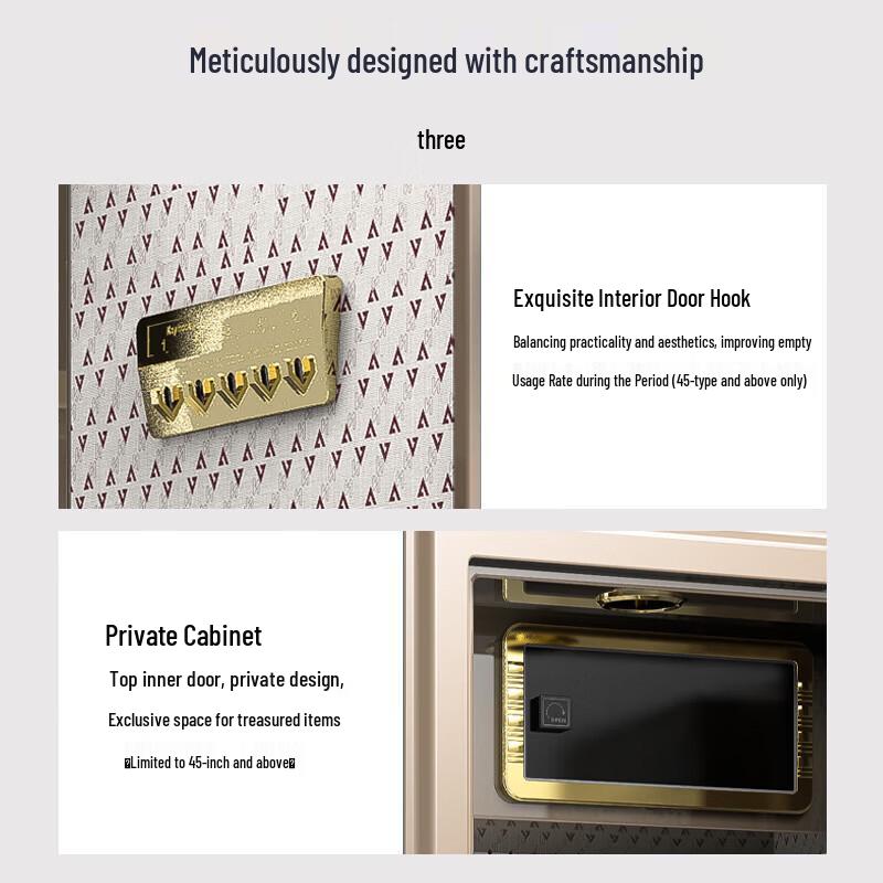 Цифровой сейф Tiger Home & Office с отпечатком пальца - 45 см