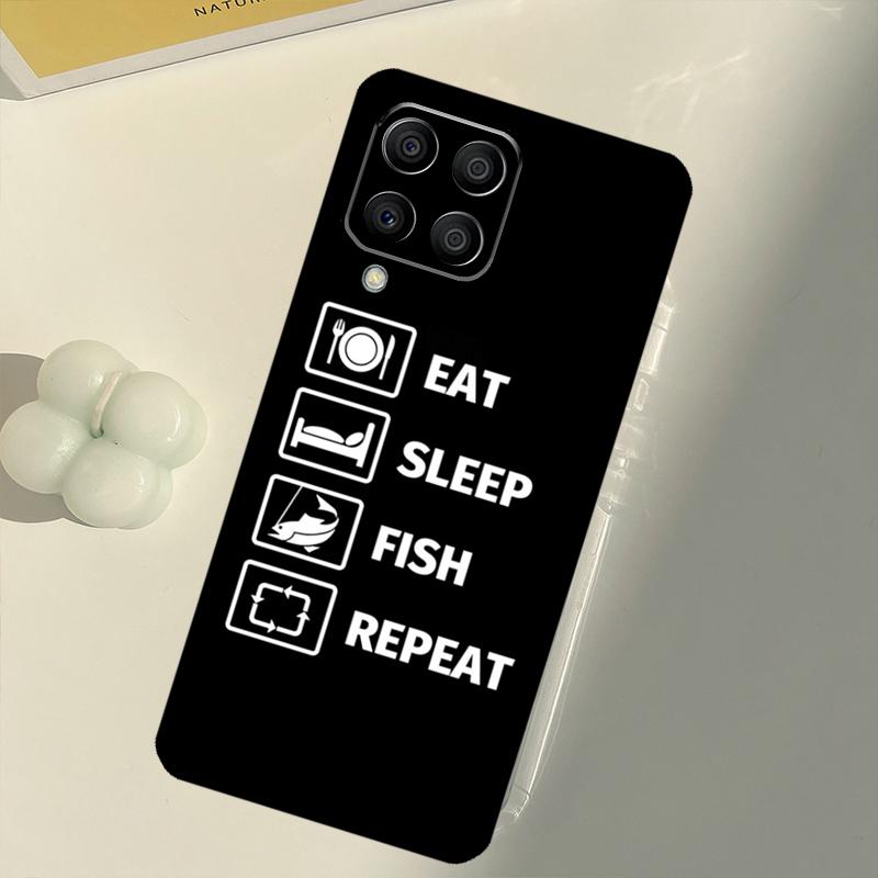 Love Fishing For Samsung Galaxy M33 M13 M14 M12 M32 M52 M31 M55 M15 M11 M21 M35 M53 M34 M54 M06 M16 Case
