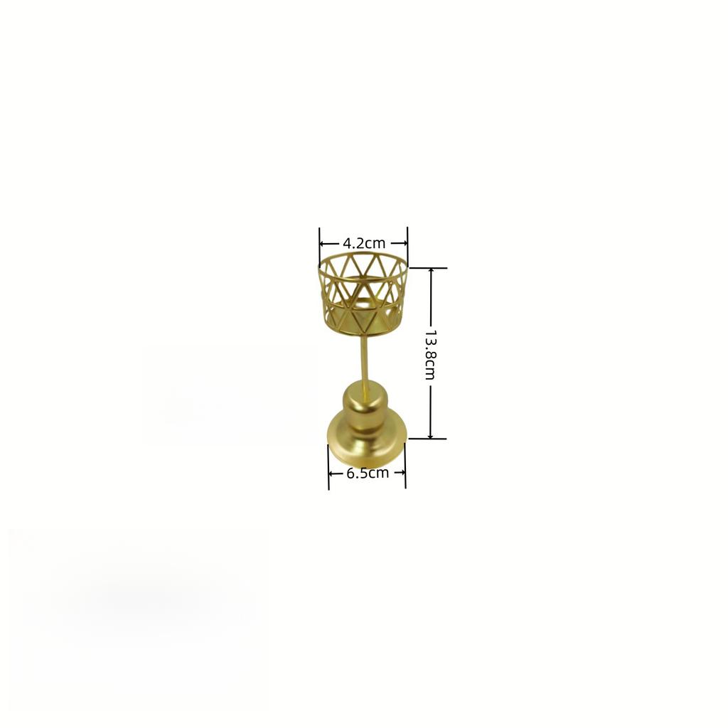 Геометрические украшения из полого железа, украшения для домашнего подсвечника