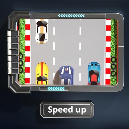 Детский симулятор вождения с легкой музыкой, регулируемая скорость, обучающая игрушка-руль для малышей, интерактивная ролевая гоночная настольная игра