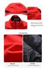 Мужская и женская уличная пуховая куртка Gore-Tex: Зимняя ветрозащитная, водонепроницаемая, съемная куртка 3-в-1 для альпинизма