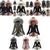 Luxurious Women Faux Fur Collar Hooded Parka Jacket For A Warm Winter