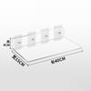 Invisible Acrylic Floating Wall Ledge Shelf,Wall Mounted Nursery Kids Bookshelf Spice Rack Bathroom Storage Display Shelves