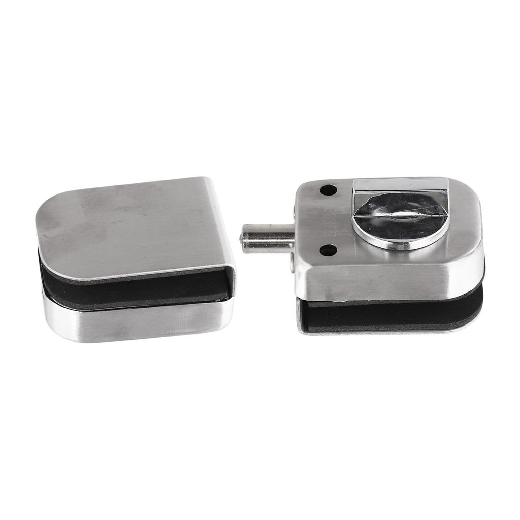 Glass Door Latch Thumb Push Button Lock For Window Shower Room Office Building Hardware Rarelock Fit For Glass Thick 8-12mm
