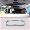 ABS Chrome Car Styling Inner Rearview Mirror Frame Decoration Cover Sticker For Land Rover Freelander 2 2009-2015