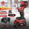 520N.M Brushless Electric Impact Wrench Hexs Socket Kit 1/2 Inch Cordless Screwdriver Power Tool For Makita 18V Battery Pin