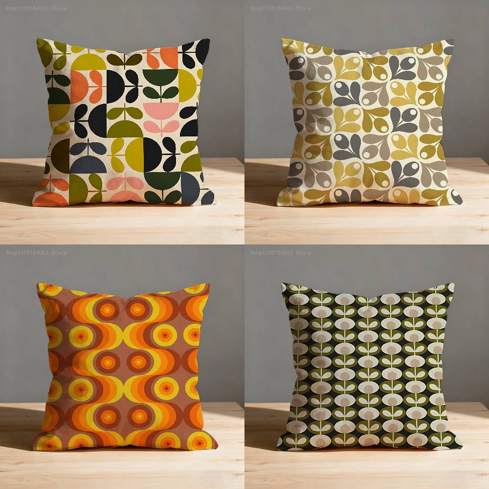 Чехол на подушку O-Orla Цветочный стебель Для декора дивана Автомобиля Офиса Комнаты Печатный чехол на подушку Декорации и Защита