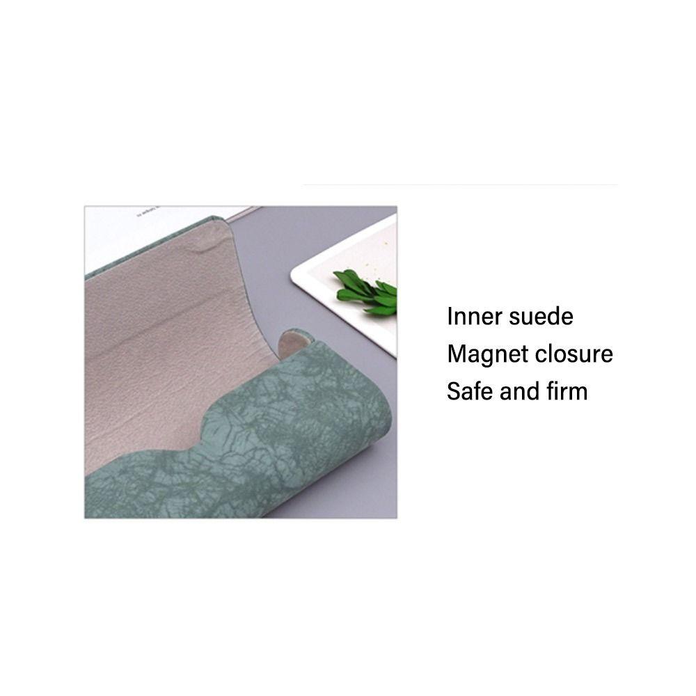 Protective Case Glasses Box PU Leather Eyewear Case Portable Glasses Case Men