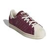 Adidas Superstar Fine Form - Бордовые женские кроссовки Red Wonder-White IF7676
