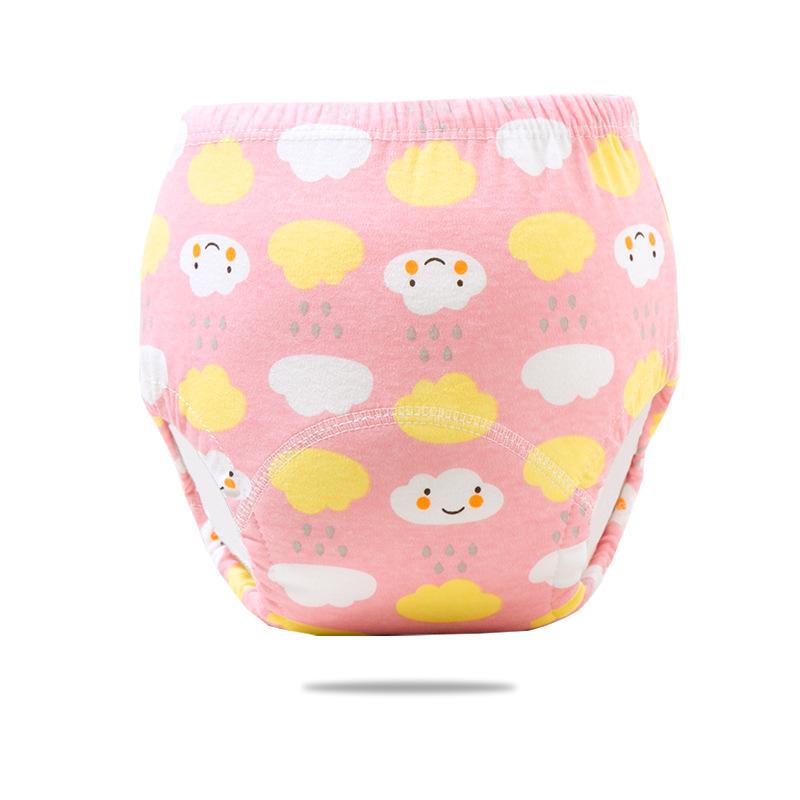 6 Layer Waterproof Reusable Cotton Baby Training Pants Infant Shorts Underwear Cloth Baby Diaper Nappies Panties Nappy Changing