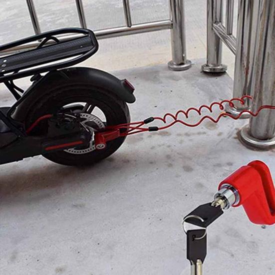 Замок для мотоцикла, широкое применение, противоугонный компактный электрический скутер, замок дискового тормоза, электромобиль