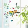 Фон для комнаты Стеклянная дверь Декорация Оконная пленка Статические наклейки Наклейки с бабочками Наклейки на окна