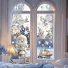 Christmas & New Year Glass Window Clings: Festive Static Stickers for Holiday Decoration