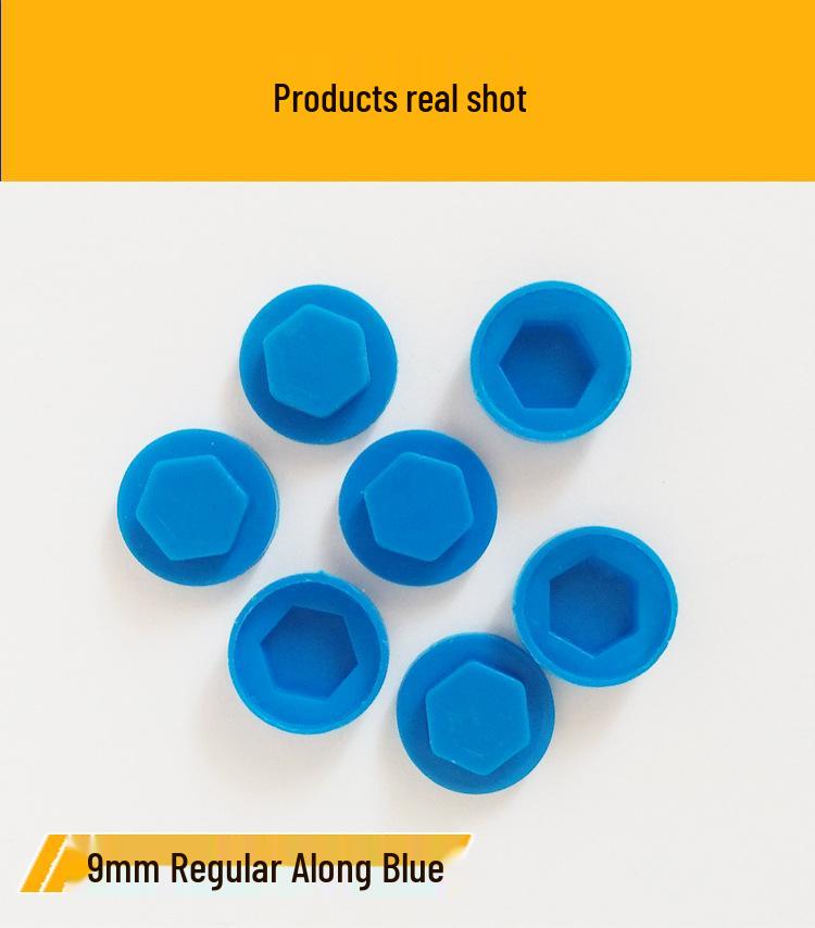 Waterproof Hexagonal Swallow Tail Self-Tapping Screw with Color Steel Resin Tile Nail and Plastic Protective Cap